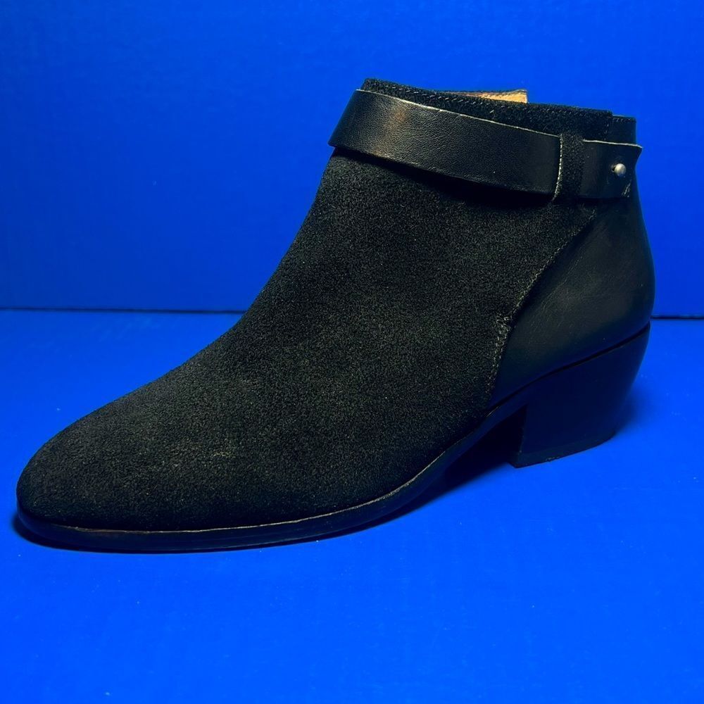 Madewell‎ The Charley Collar Stud Boot in Black Suede 7